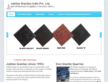 Tablet Screenshot of jubileegranites.com